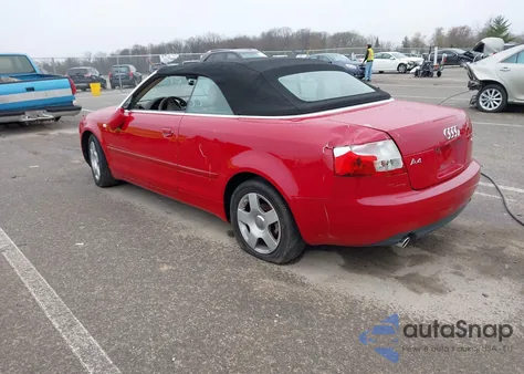 2003 Audi A4 1.8T from USA, damaged, VIN WAUAC48H33K022982